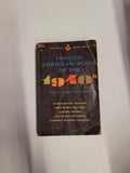 A vintage paperback book titled "Famous American Plays of the 1940s" by Dell, photographed on a light off-white surface with shadows.