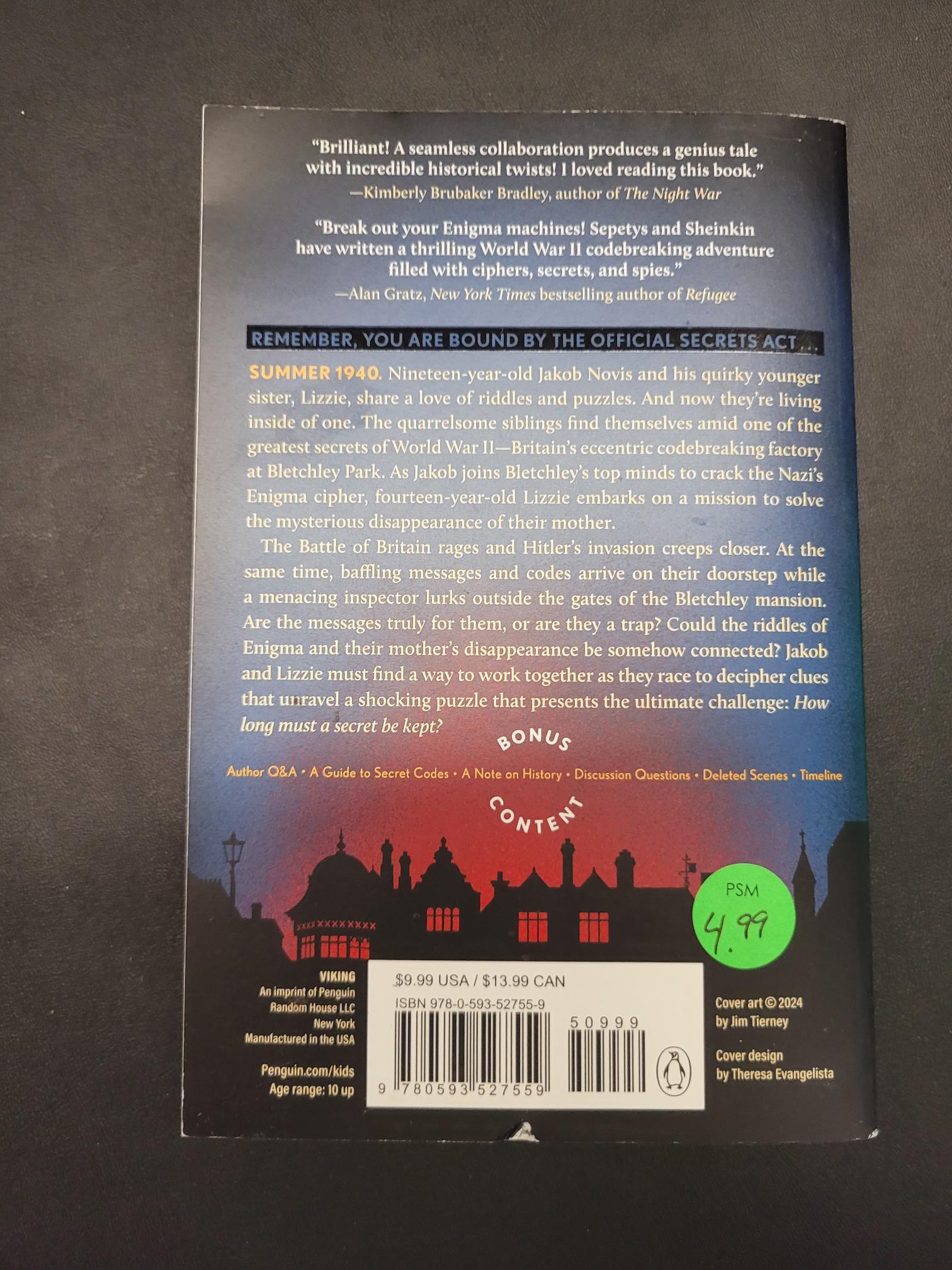 The Bletchley Riddle * Ruta Sepetys, Steve Sheinkin