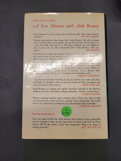 A Few Minutes with Andy Rooney * Andrew A. Rooney