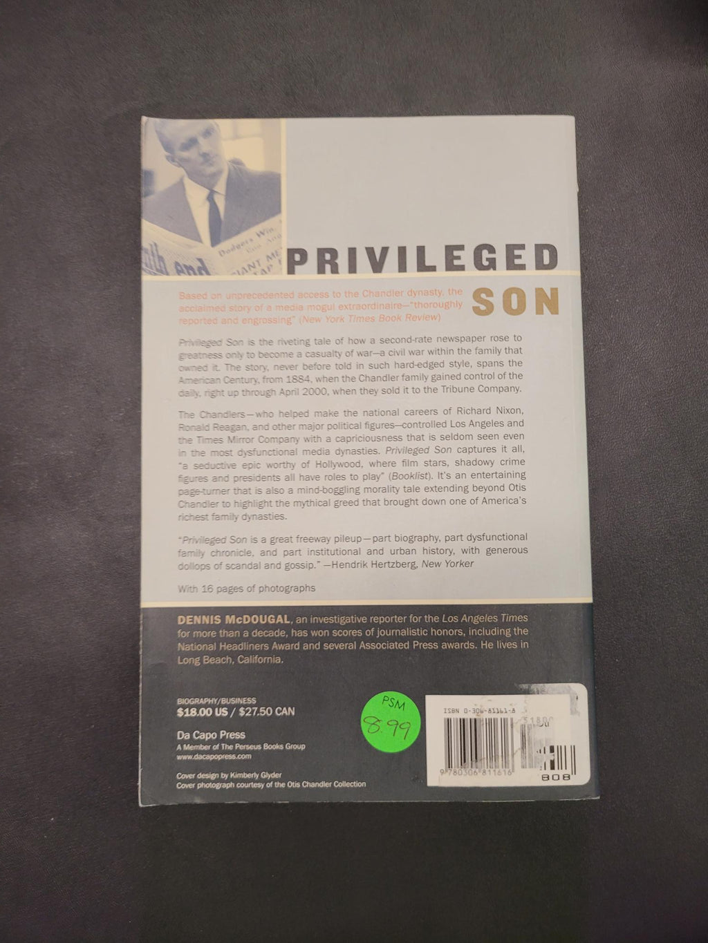 Privileged Son * Dennis McDougal