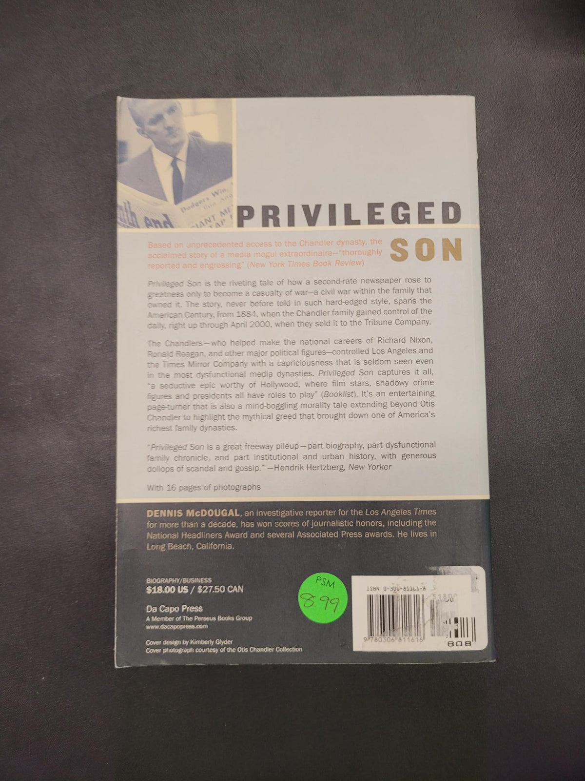 Privileged Son * Dennis McDougal