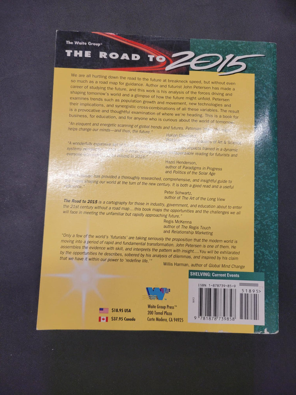 The Road to 2015 * John L. Petersen * Profiles of the Future