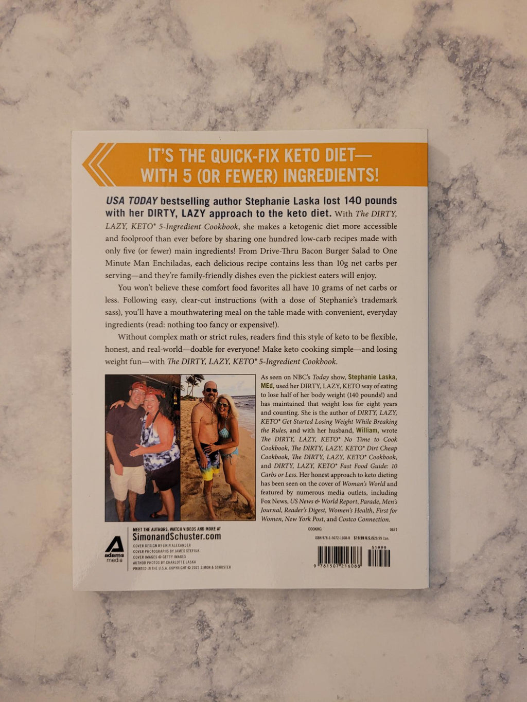 The DIRTY, LAZY, KETO 5-Ingredient Cookbook * Stephanie Laska, William Laska