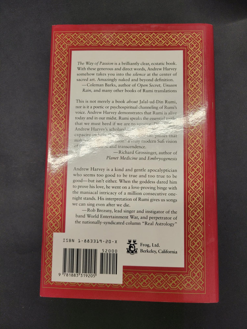 The Way of Passion * Andrew Harvey
