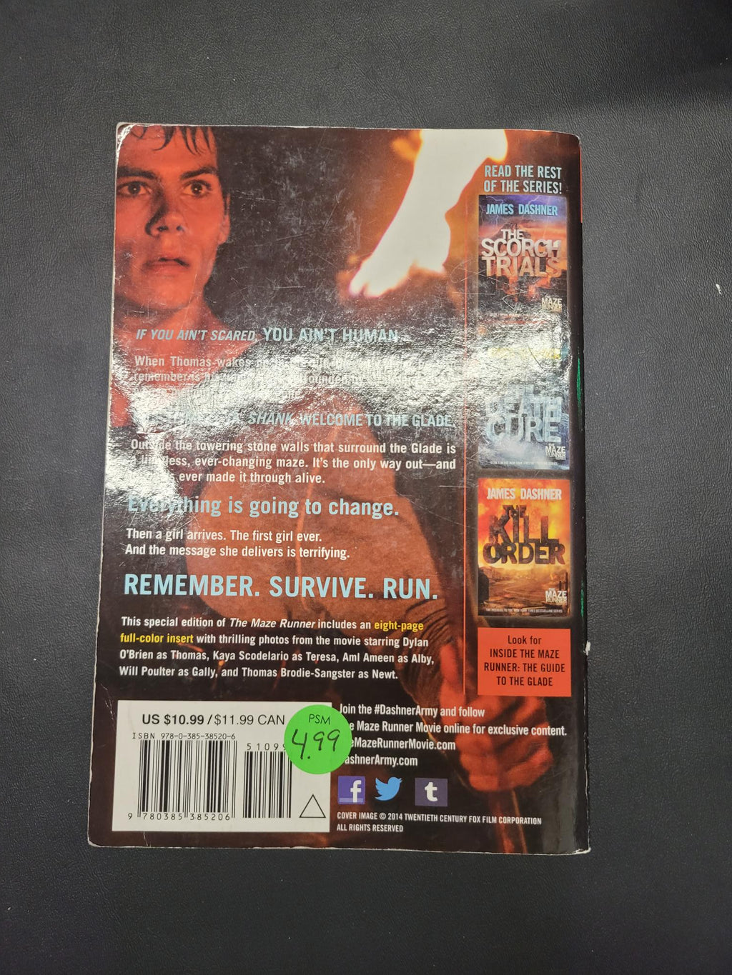 The Maze Runner * James Dashner * Maze Runner #1