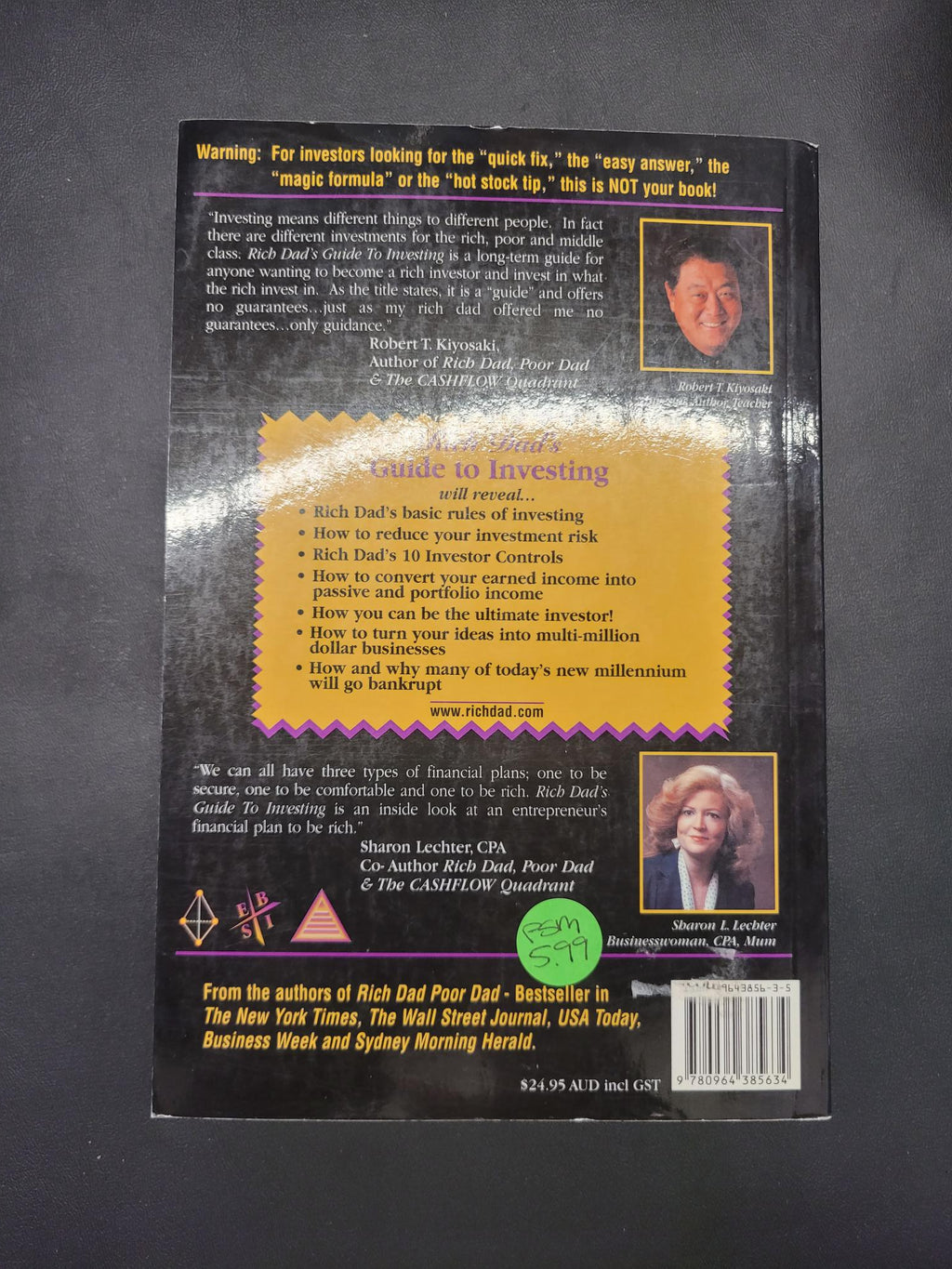 Rich Dad's Guide to Investing * Robert T. Kiyosaki, Sharon L. Lechter * Rich Dad #3