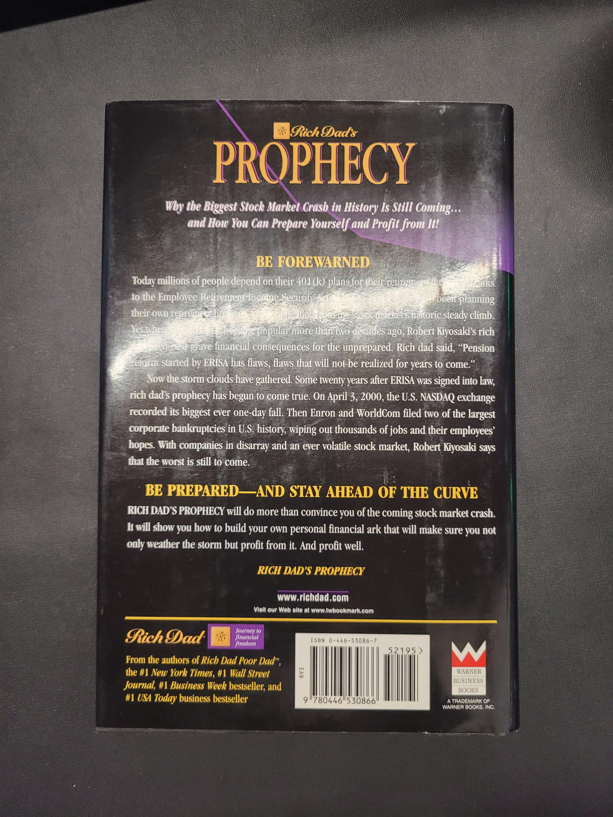 Rich Dad's Prophecy * Robert T. Kiyosaki, Sharon L. Lechter * Rich Dad #12