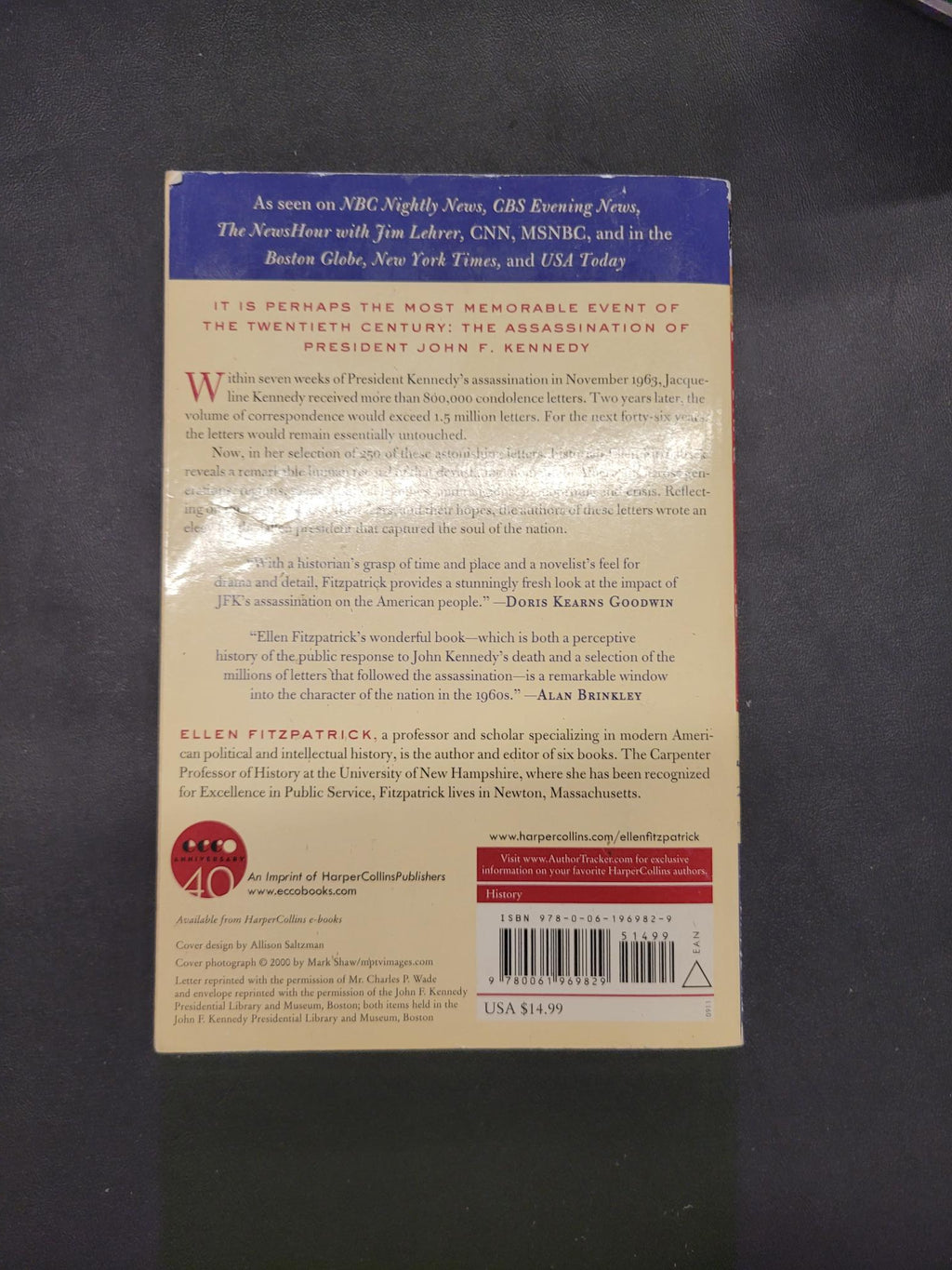 Letters to Jackie * Ellen Fitzpatrick