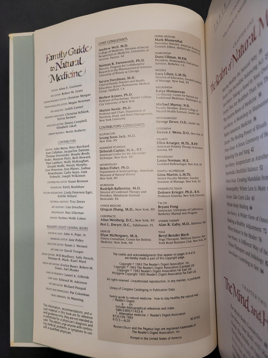 Family Guide to Natural Medicine * Reader's Digest