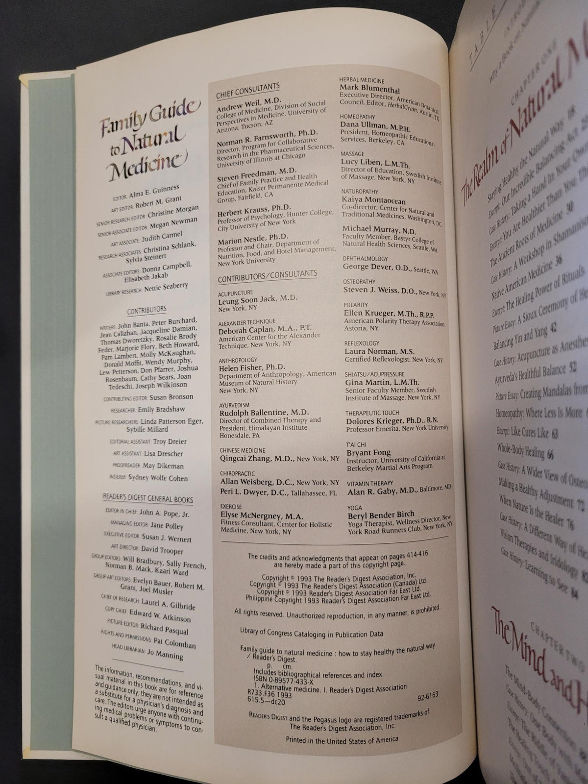 Family Guide to Natural Medicine * Reader's Digest