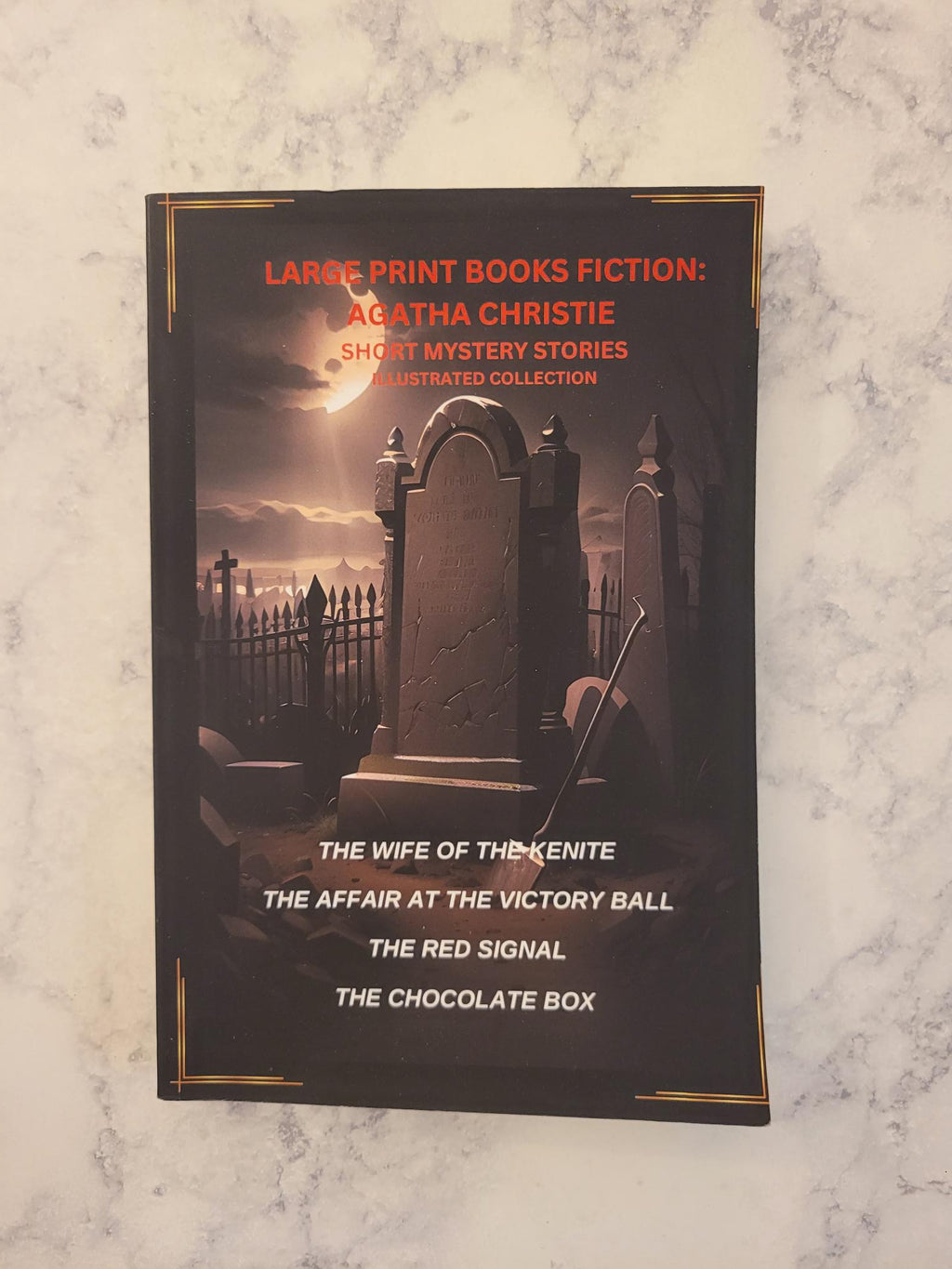Agatha Christie Short Mystery Stories Illustrated Collection * Large Print Books Fiction