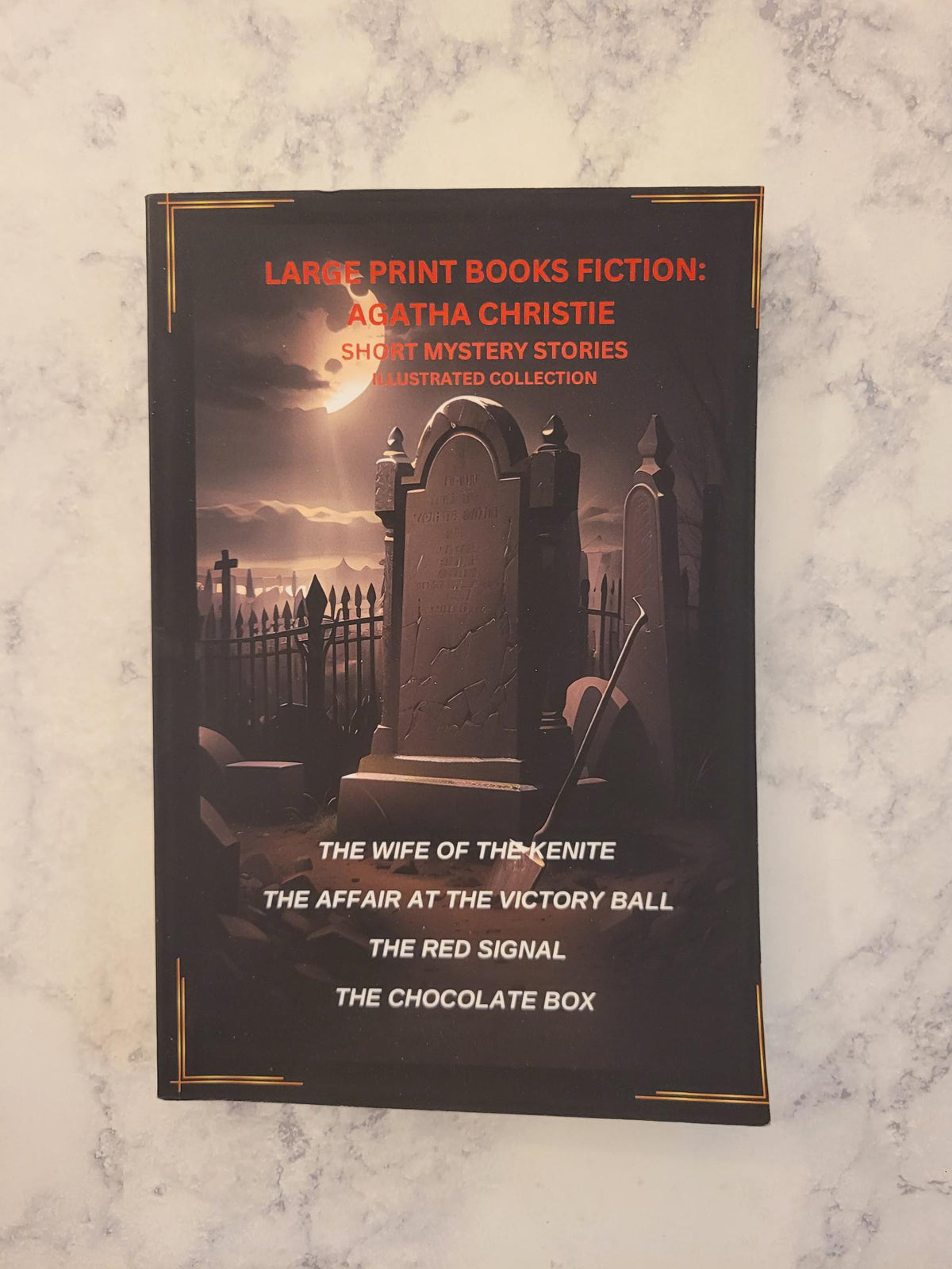 Agatha Christie Short Mystery Stories Illustrated Collection * Large Print Books Fiction