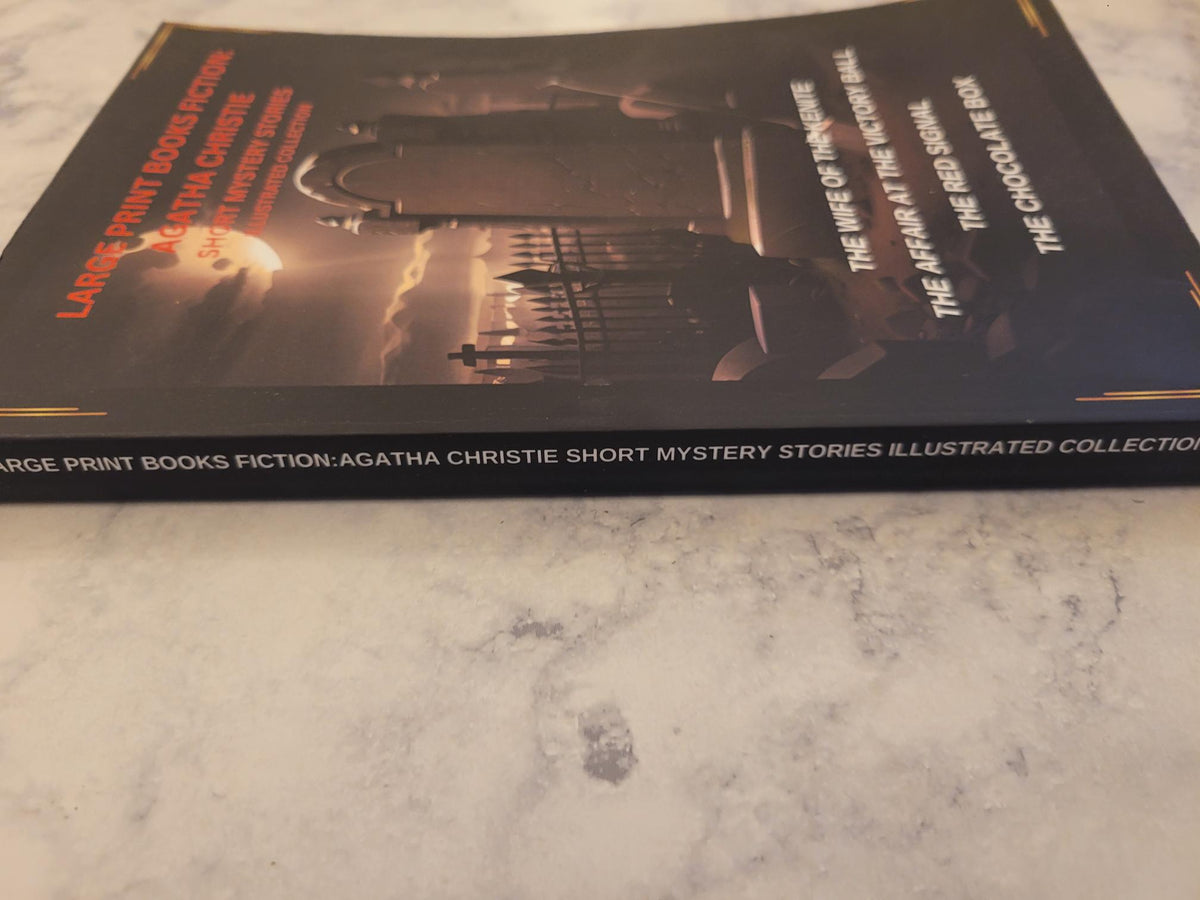 Agatha Christie Short Mystery Stories Illustrated Collection * Large Print Books Fiction