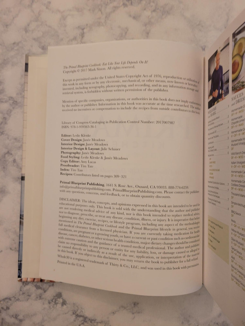 The Primal Kitchen Cookbook * Mark Sisson