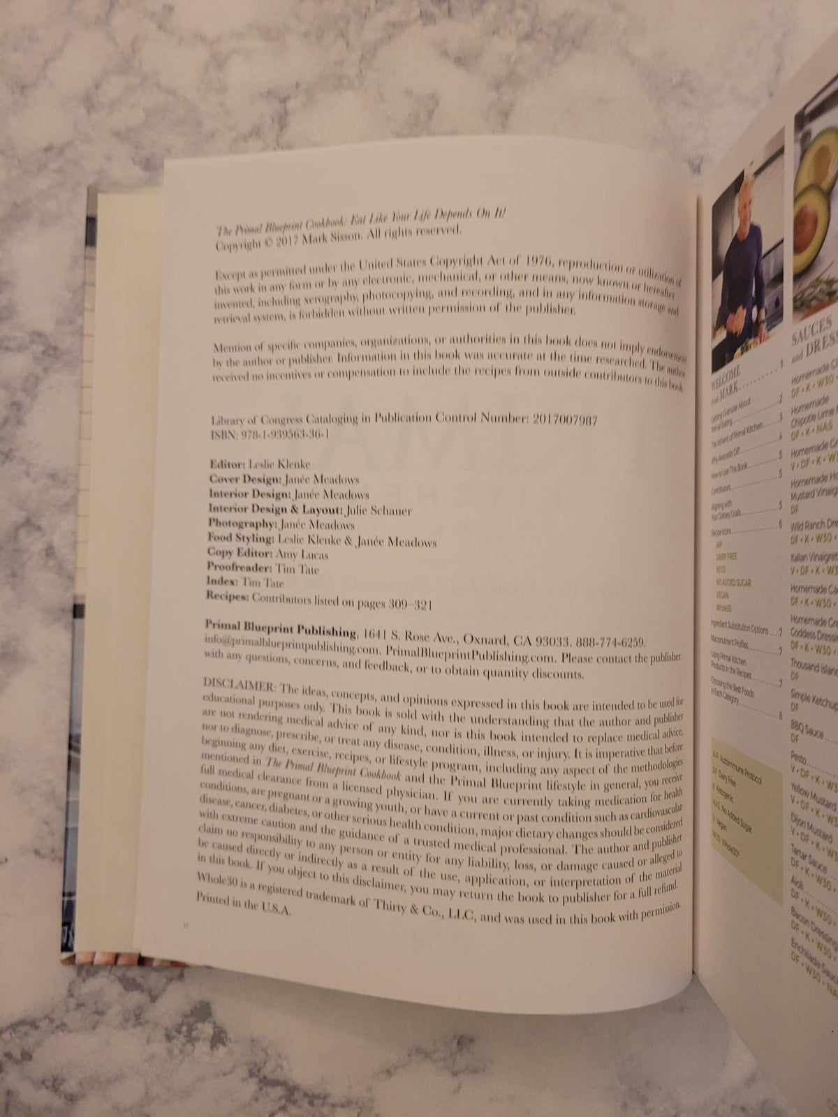 The Primal Kitchen Cookbook * Mark Sisson