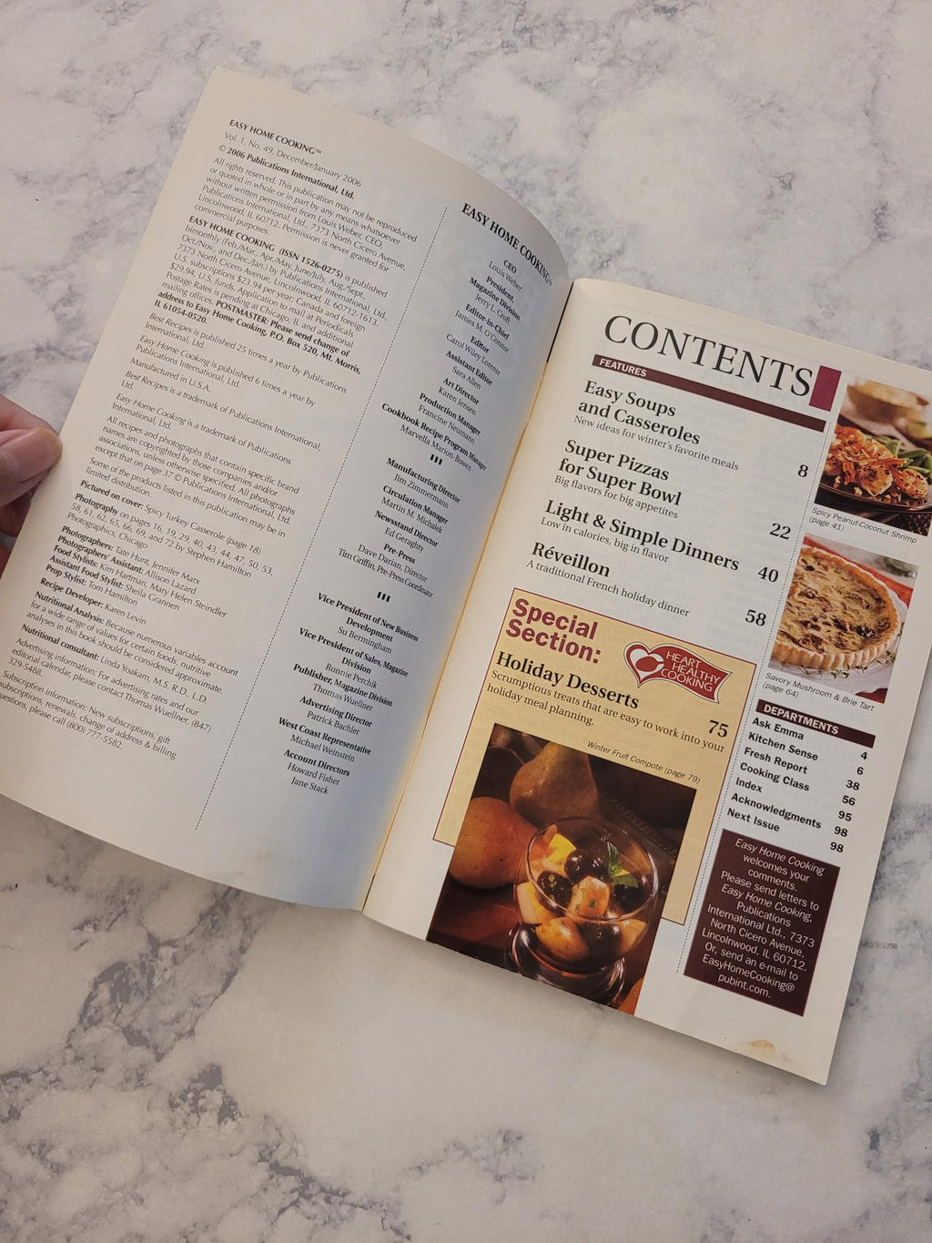 Easy Home Cooking * December 2005 / January 2006 Issue