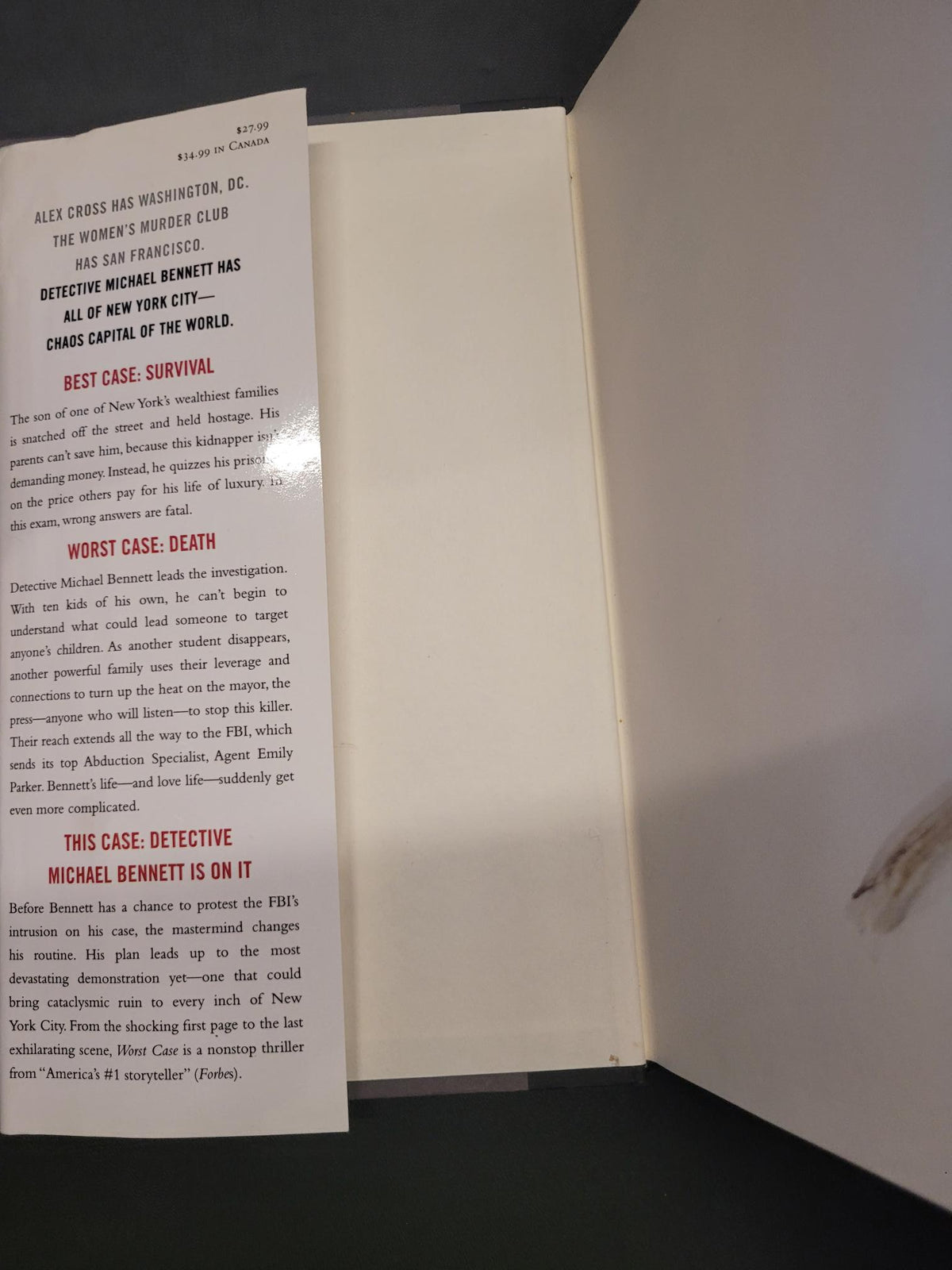Worst Case * James Patterson, Michael Ledwidge * Michael Bennett #3
