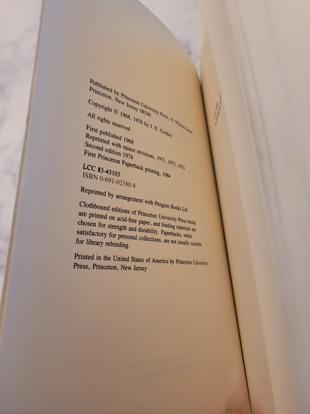 The New Science of Strong Materials * J.E. Gordon