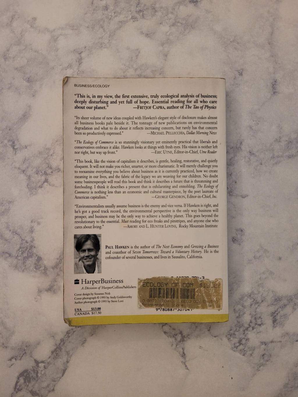 The Ecology of Commerce * Paul Hawken