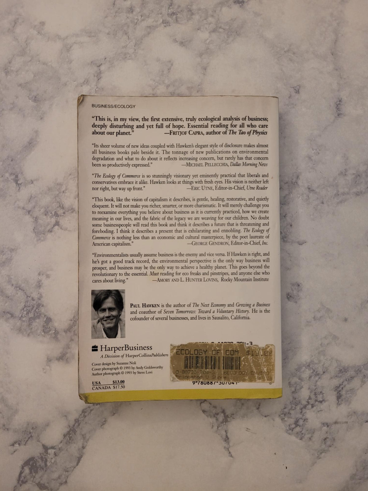 The Ecology of Commerce * Paul Hawken