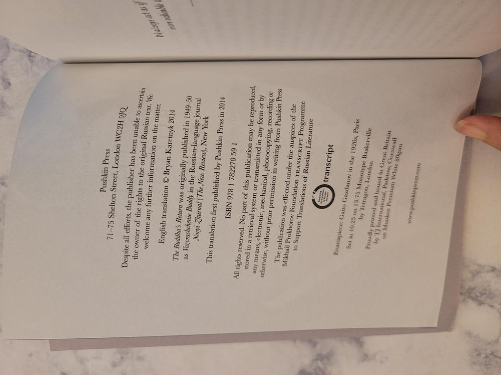 The Buddha's Return * Gaito Gazdanov, Bryan Karetnyk (Translator)