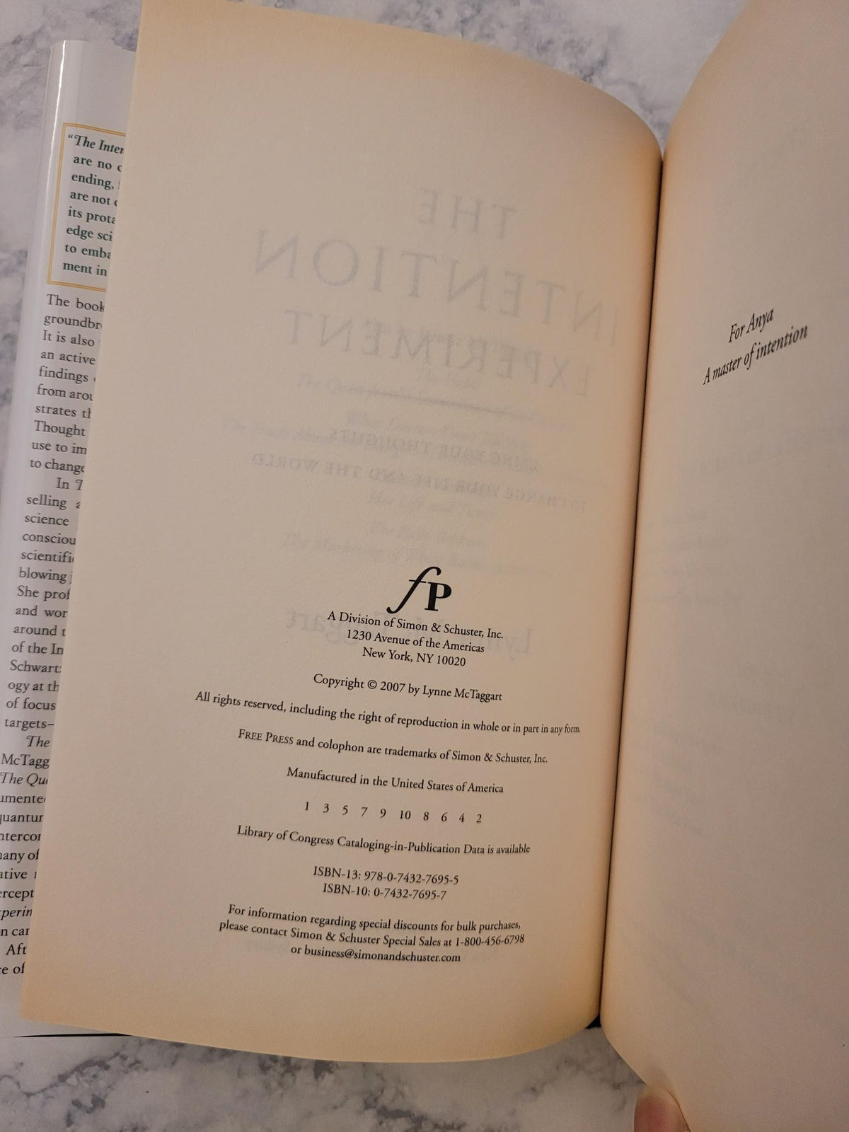 The Intention Experiment * Lynne McTaggart
