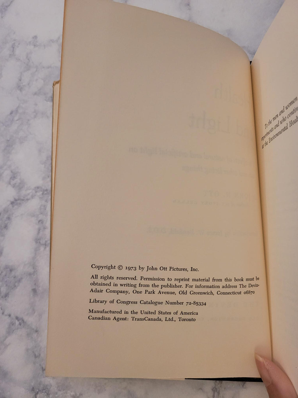 Health and Light * John N. Ott