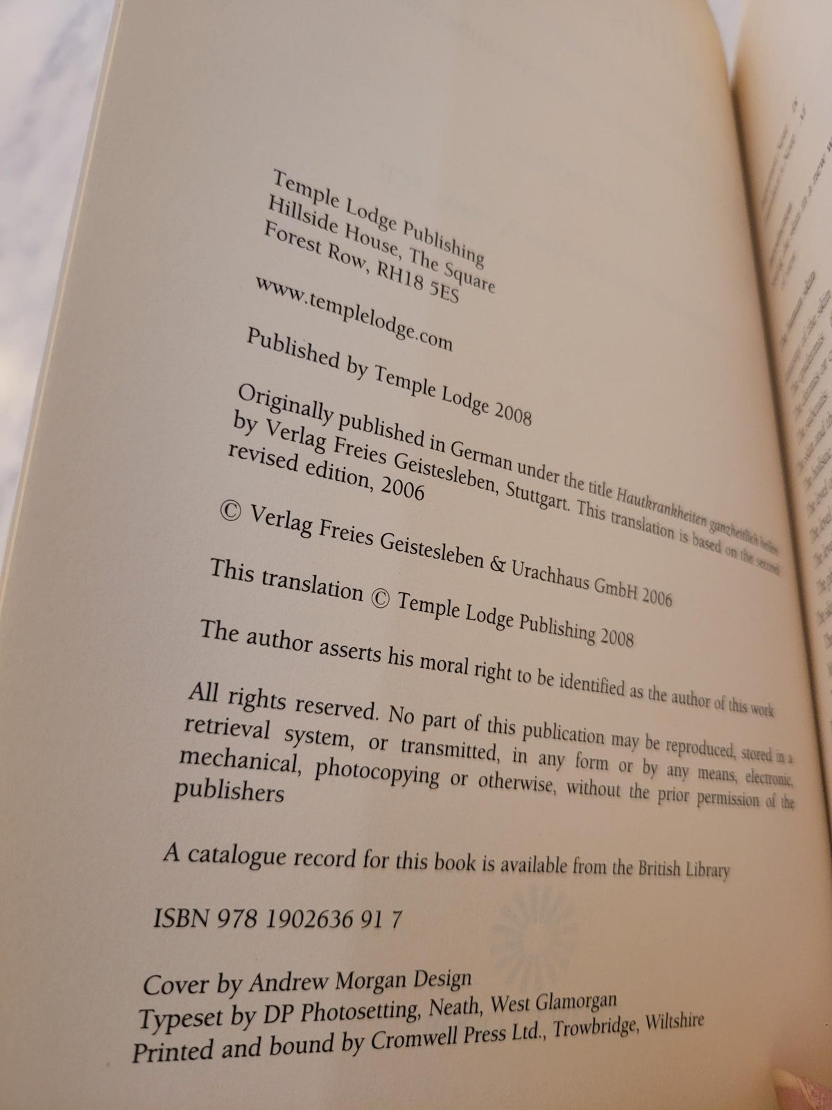 Healing the Skin * Lueder Jachens, Anna R. Meuss (Translator)