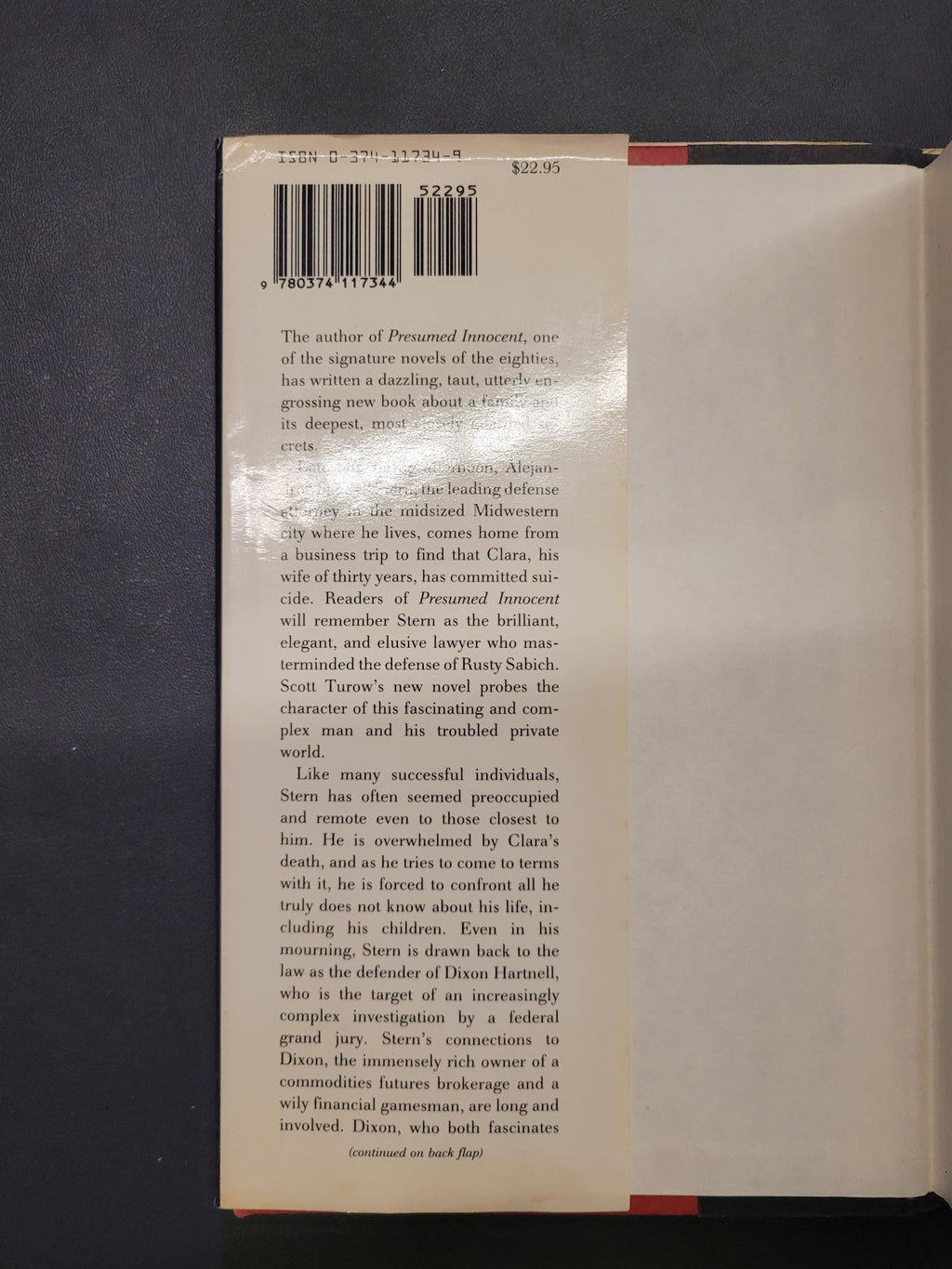 The Burden of Proof * Scott Turow * Kindle County Legal Thriller #2