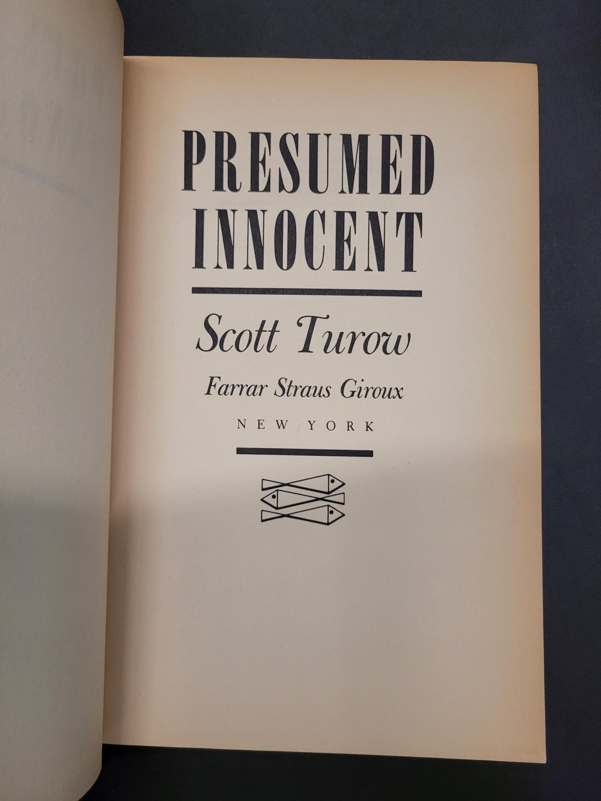 Presumed Innocent * Scott Turow * Kindle County Legal Thriller #1