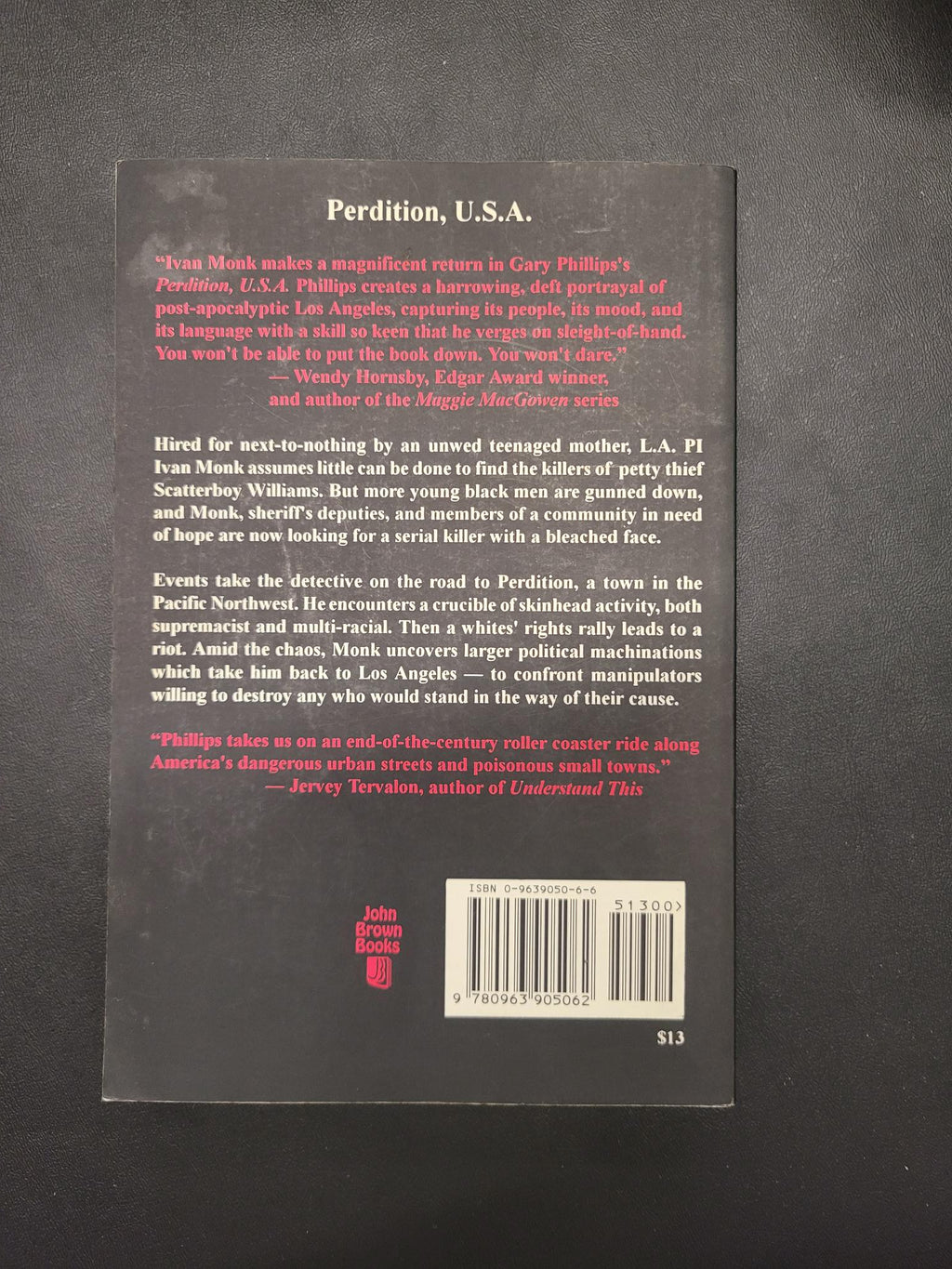 Perdition, U.S.A. * Gary Phillips * Ivan Monk #2