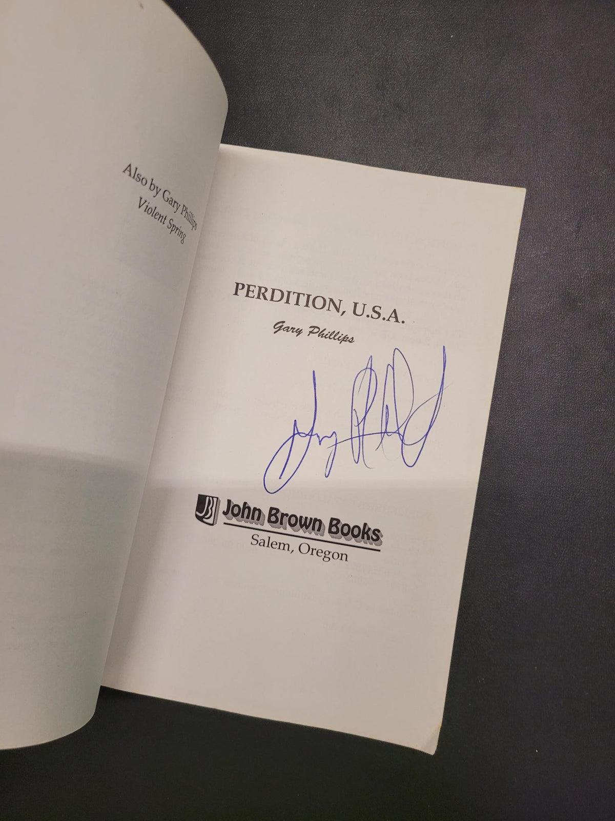 Perdition, U.S.A. * Gary Phillips * Ivan Monk #2