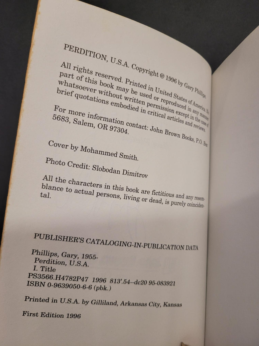 Perdition, U.S.A. * Gary Phillips * Ivan Monk #2