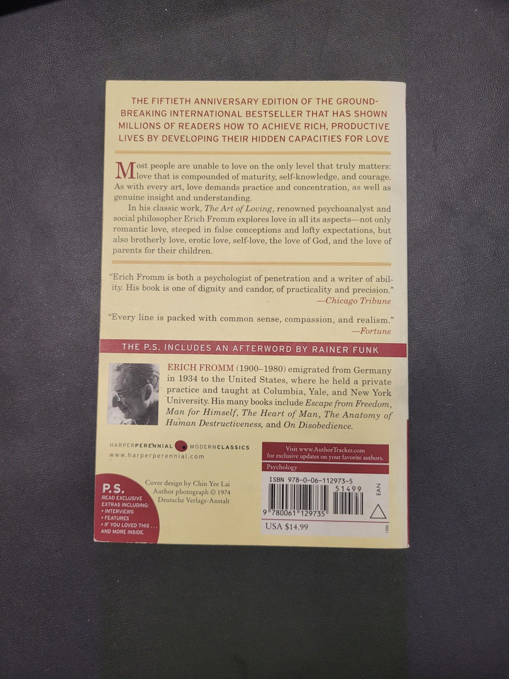 The Art of Loving, 50th Anniversary Edition * Erich Fromm
