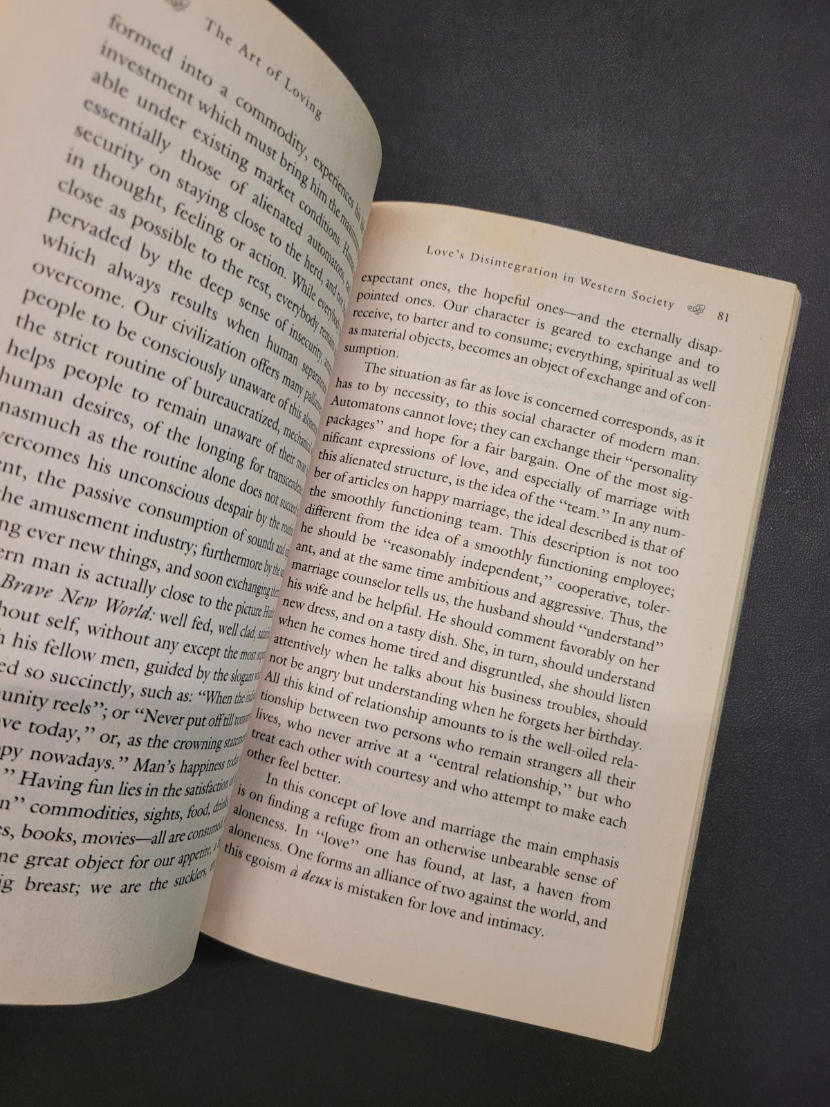 The Art of Loving, 50th Anniversary Edition * Erich Fromm