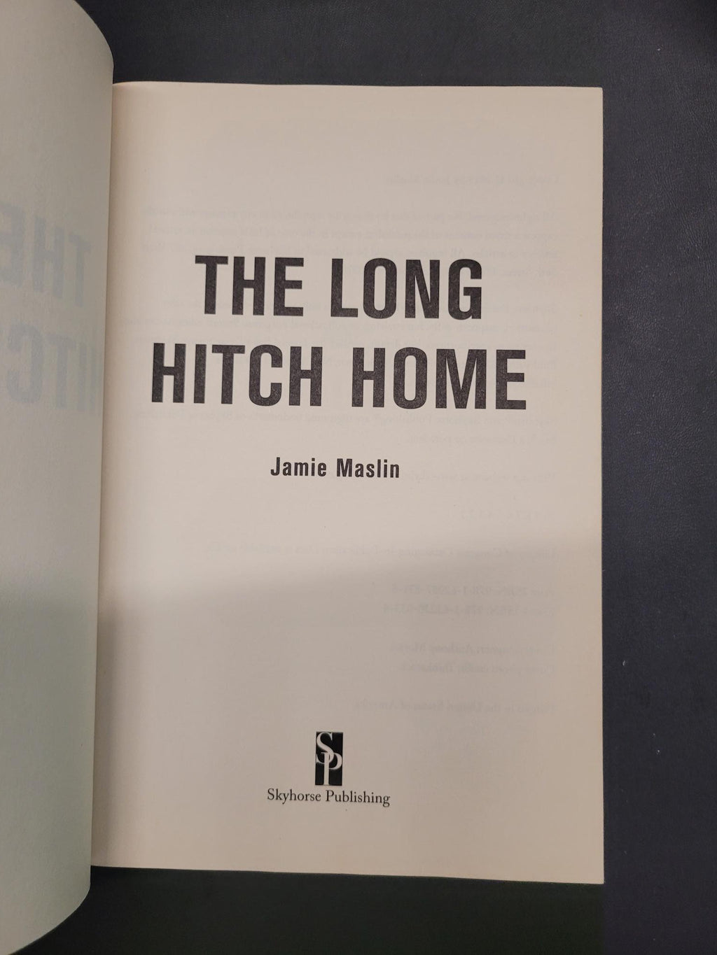 The Long Hitch Home * Jamie Maslin