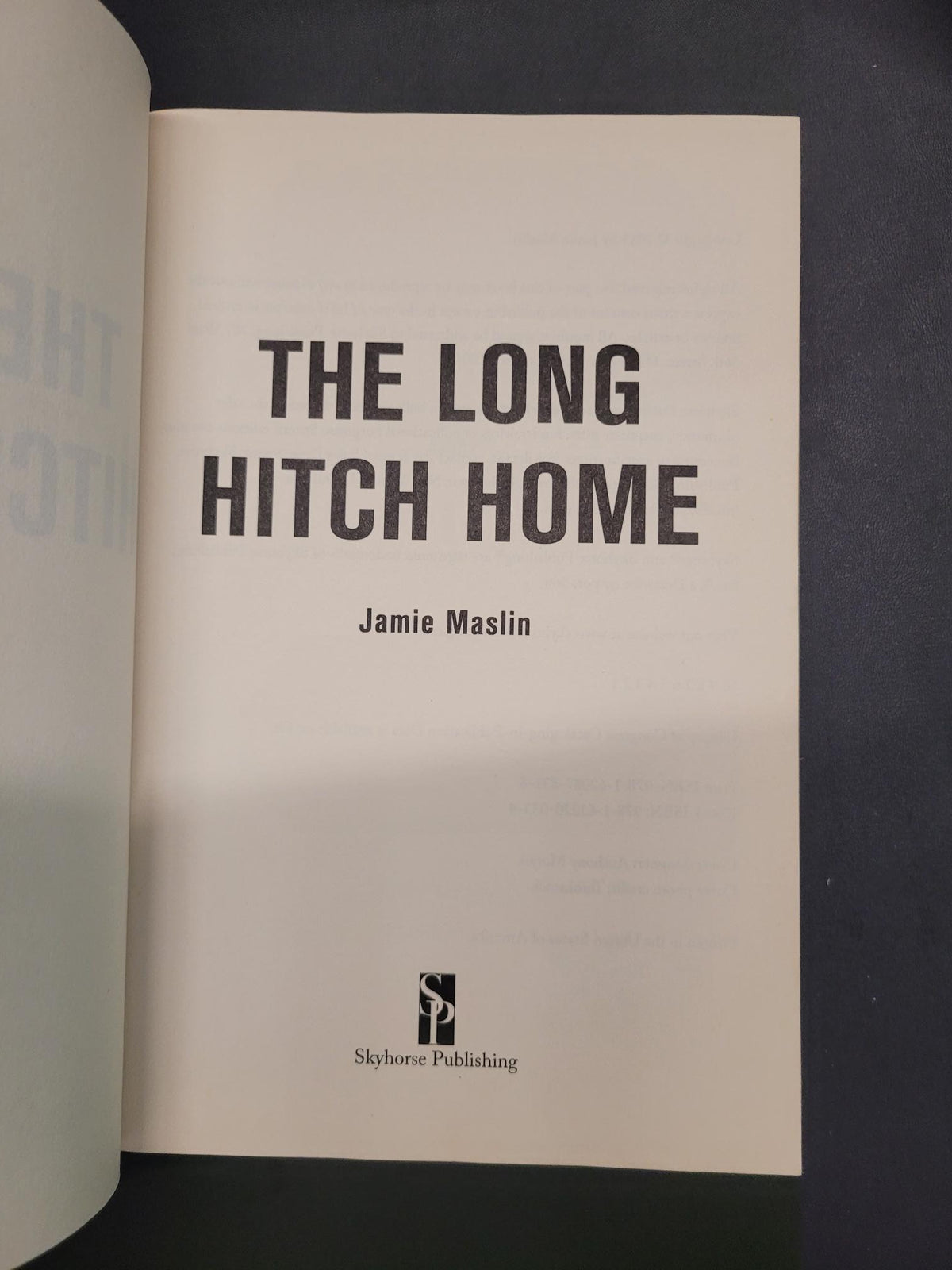 The Long Hitch Home * Jamie Maslin