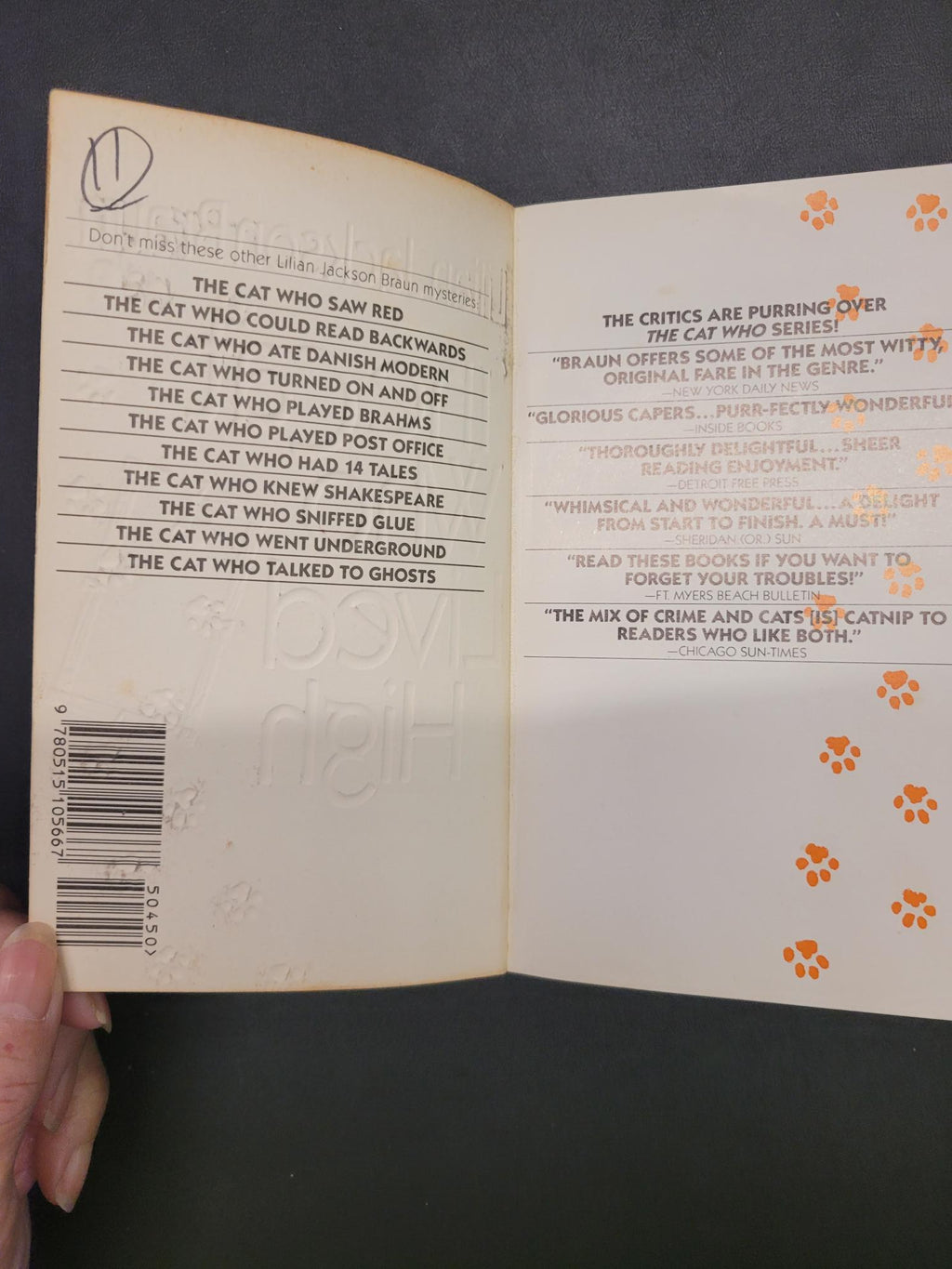 The Cat Who Lived High * Lilian Jackson Braun * The Cat Who... #11