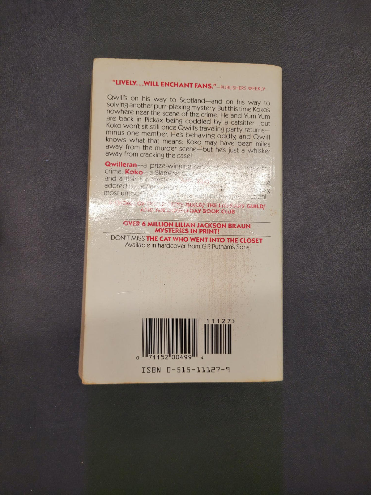 The Cat Who Wasn't There * Lilian Jackson Braun * The Cat Who... #14