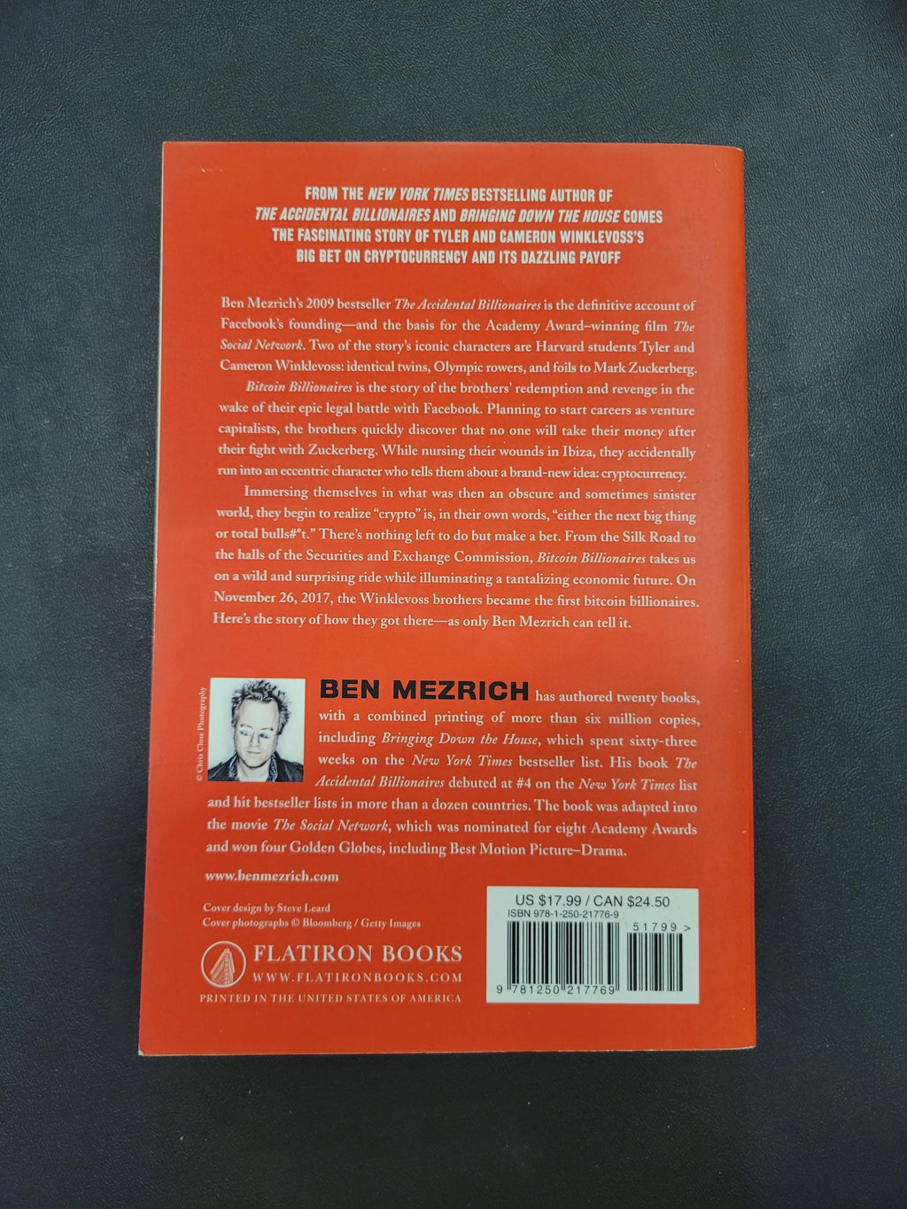 Bitcoin Billionaires * Ben Mezrich