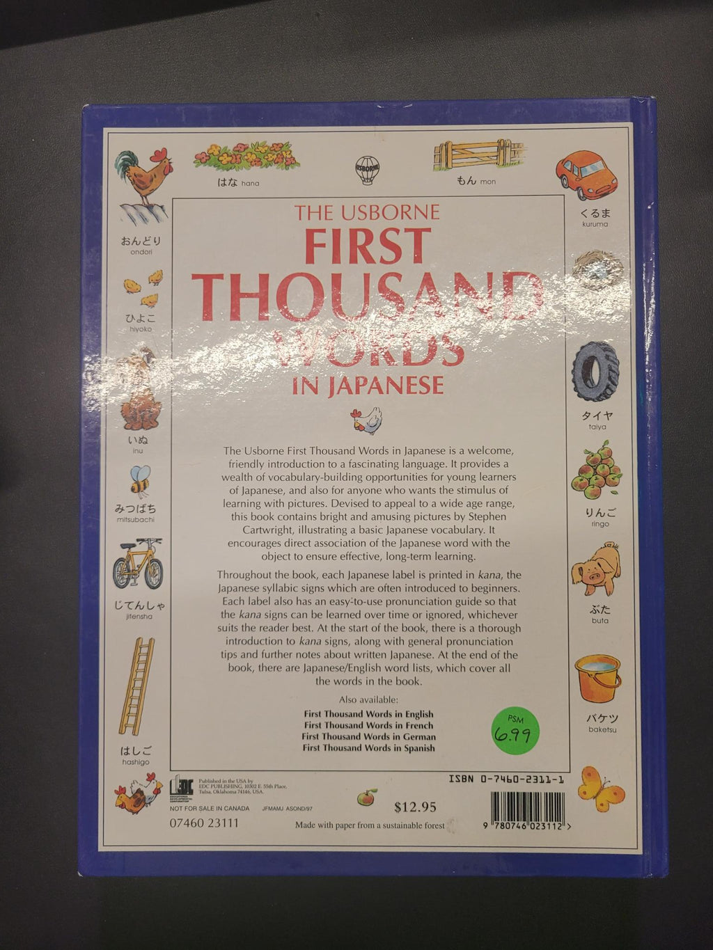 The Usborne First Thousand Words in Japanese * Heather Amery, Stephen Cartwright (Illustrator)