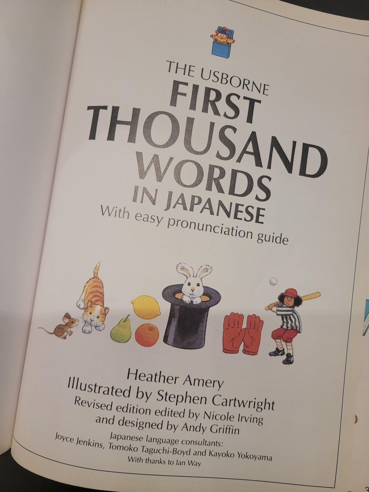 The Usborne First Thousand Words in Japanese * Heather Amery, Stephen Cartwright (Illustrator)