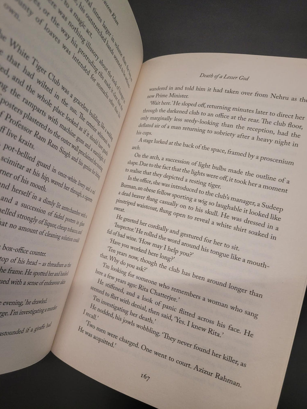 Death of a Lesser God * Vaseem Khan * Malabar House #3