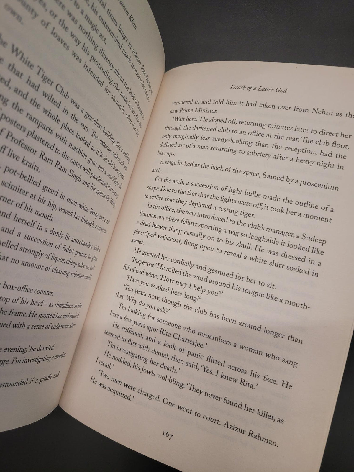 Death of a Lesser God * Vaseem Khan * Malabar House #3