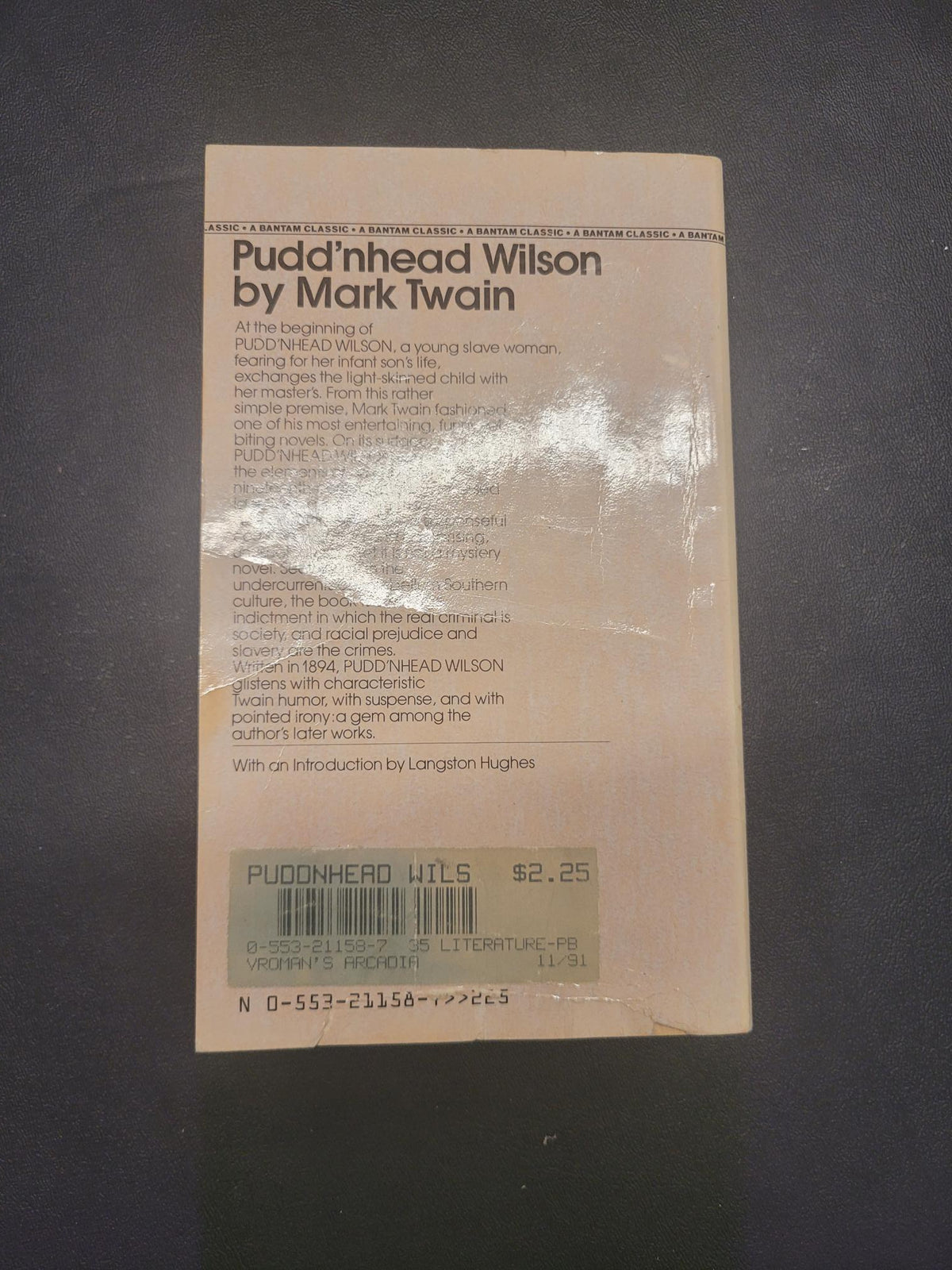 Pudd'nhead Wilson * Mark Twain