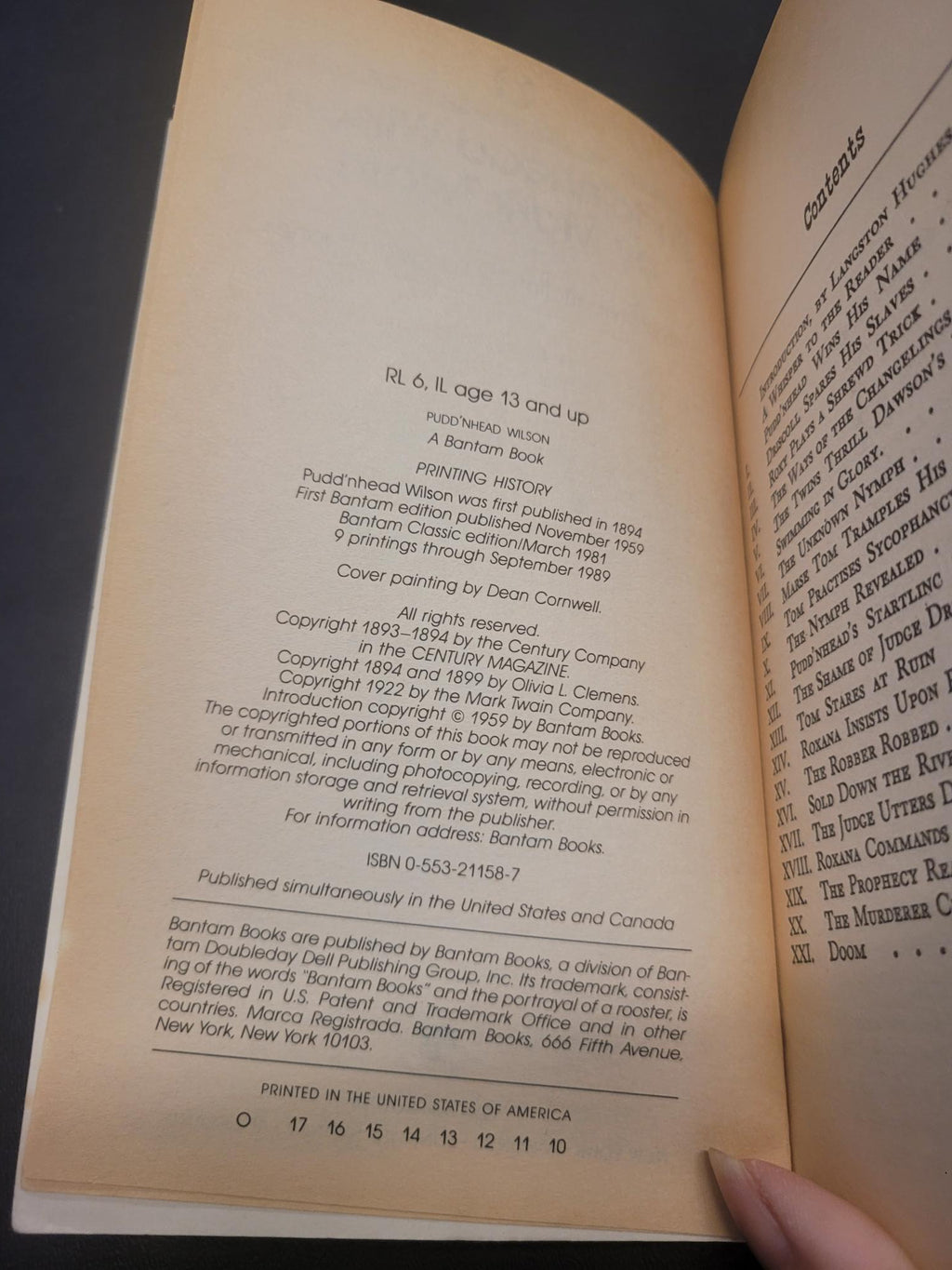 Pudd'nhead Wilson * Mark Twain