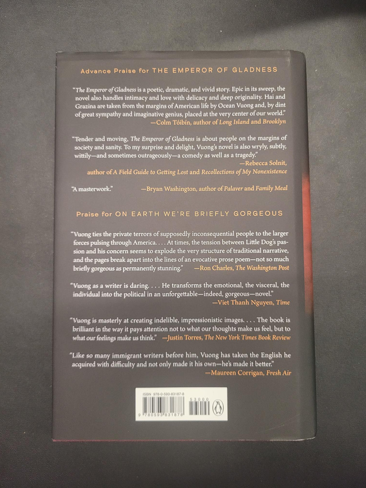 The Emperor of Gladness * Ocean Vuong * SIGNED