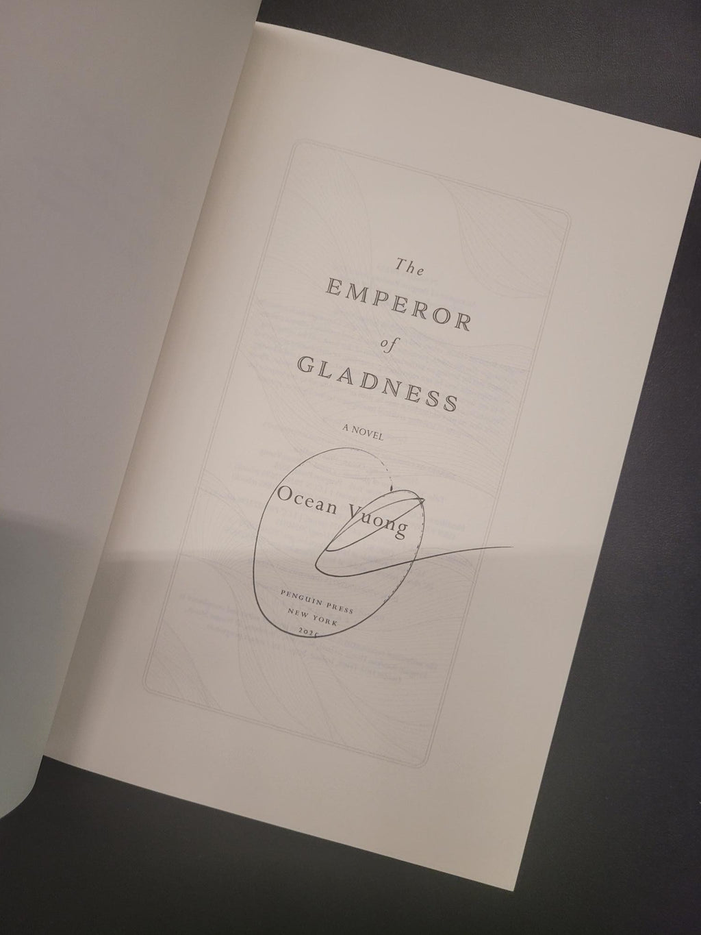 The Emperor of Gladness * Ocean Vuong * SIGNED