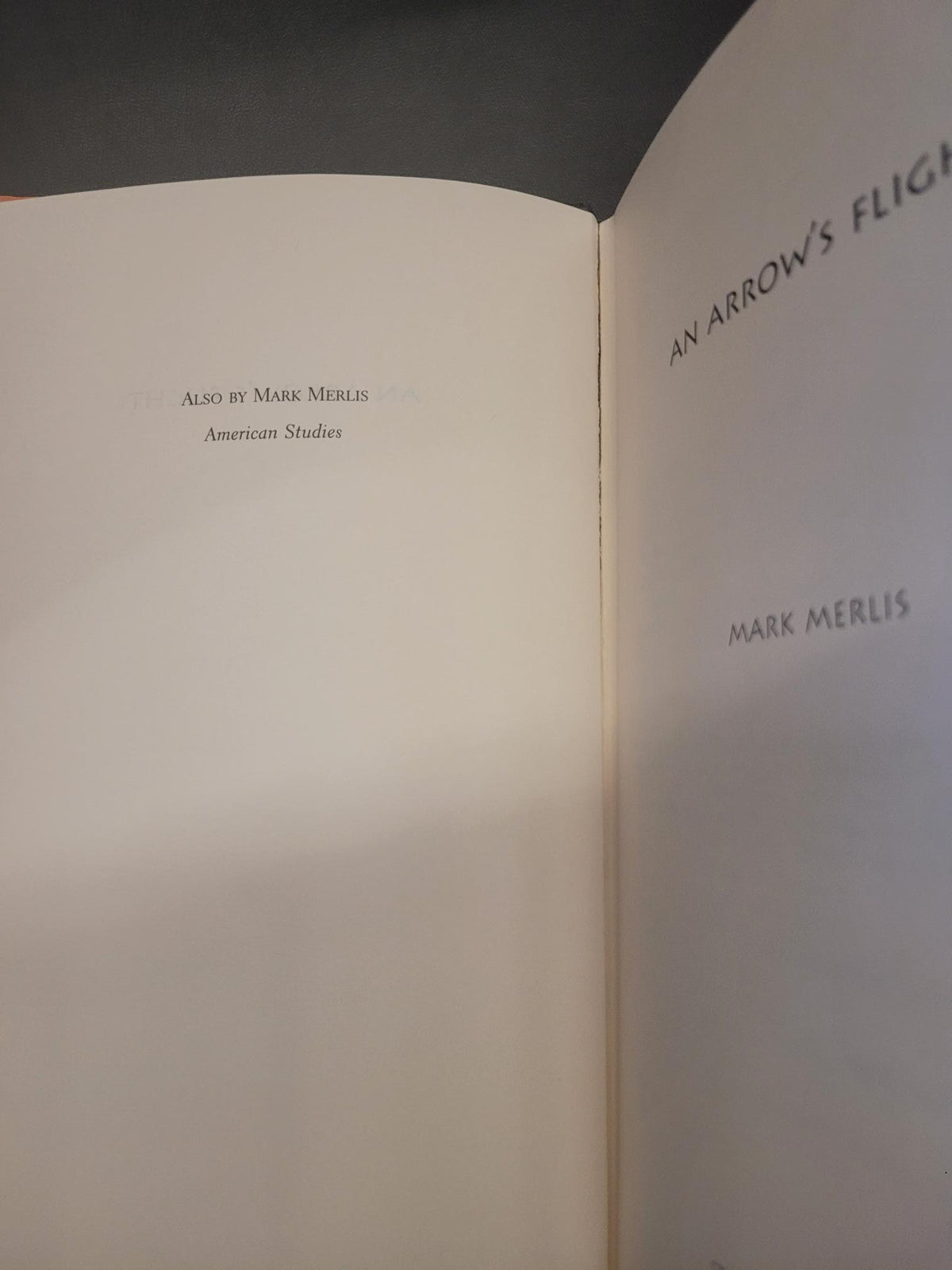 An Arrow's Flight * Mark Merlis