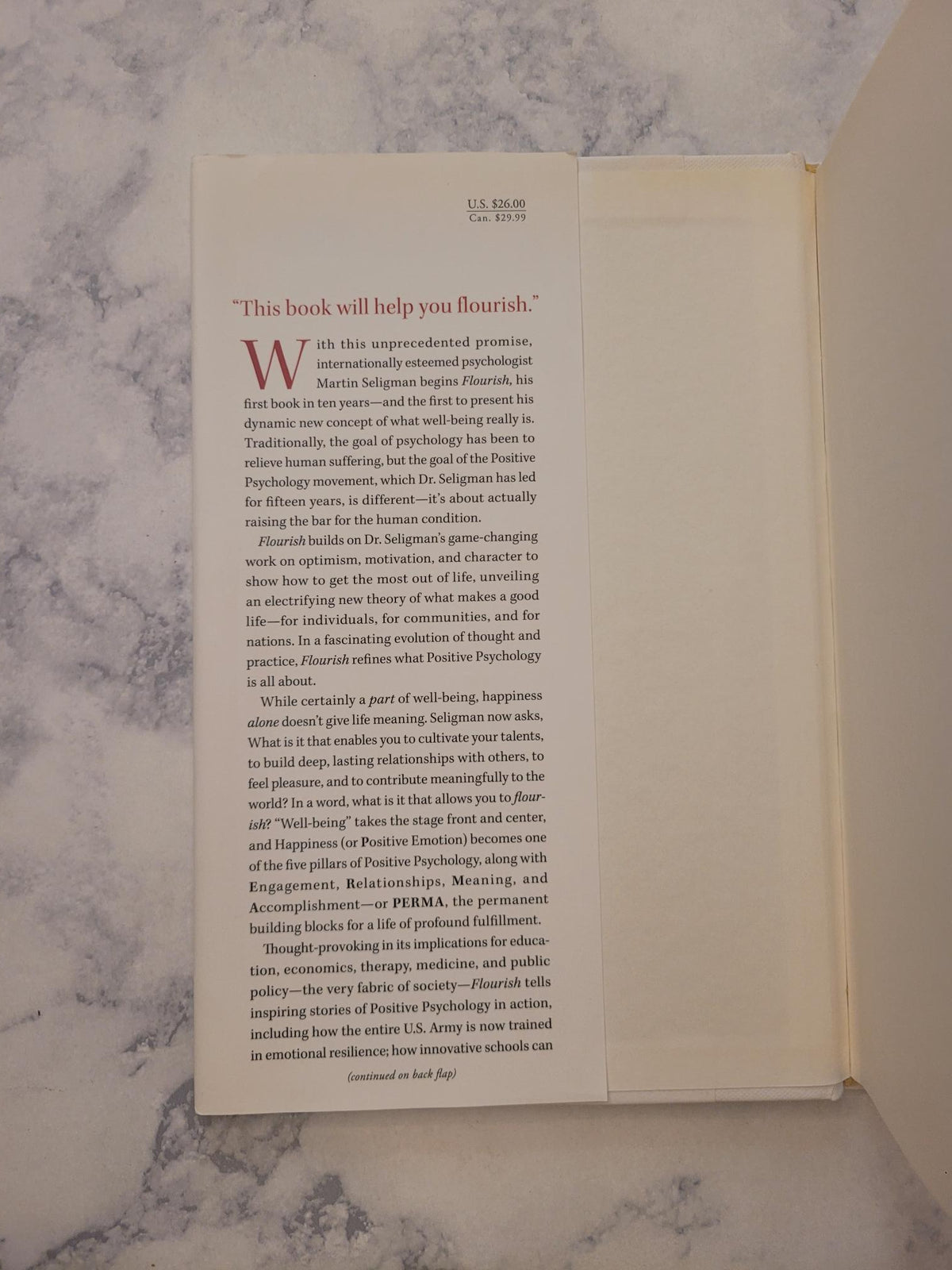 Flourish * Martin E.P. Seligman